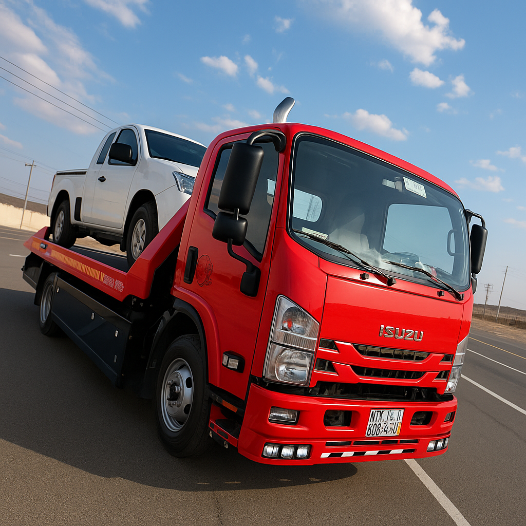 سطحة لنقل السيارات في أبها